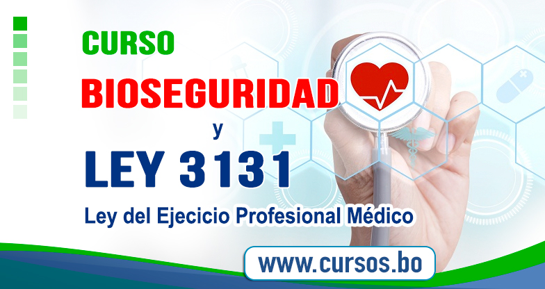Curso Ley 3131 y Curso Bioseguridad Virtual 24/7